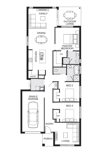 Sierra 165q Lhg Floorplan
