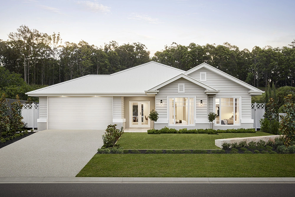 Single Storey Home Design Hamptons